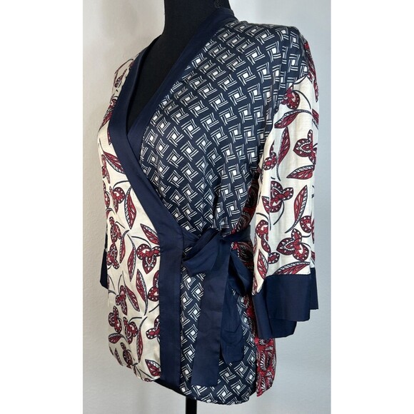 Meadow Rue Anthropologie Patchwork Kimono Wrap Size XS - Picture 8 of 14
